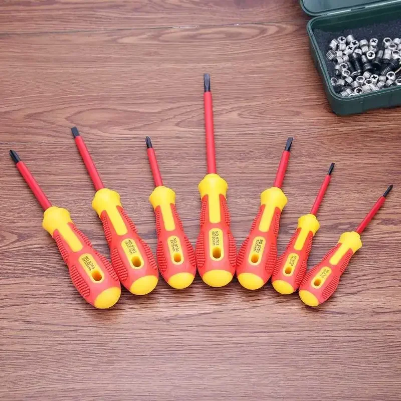 

Screwdriver Set Insulated 1000V Electrician Dedicated Slotted Phillips High Voltage Resistant Repair Hand Tool Driver