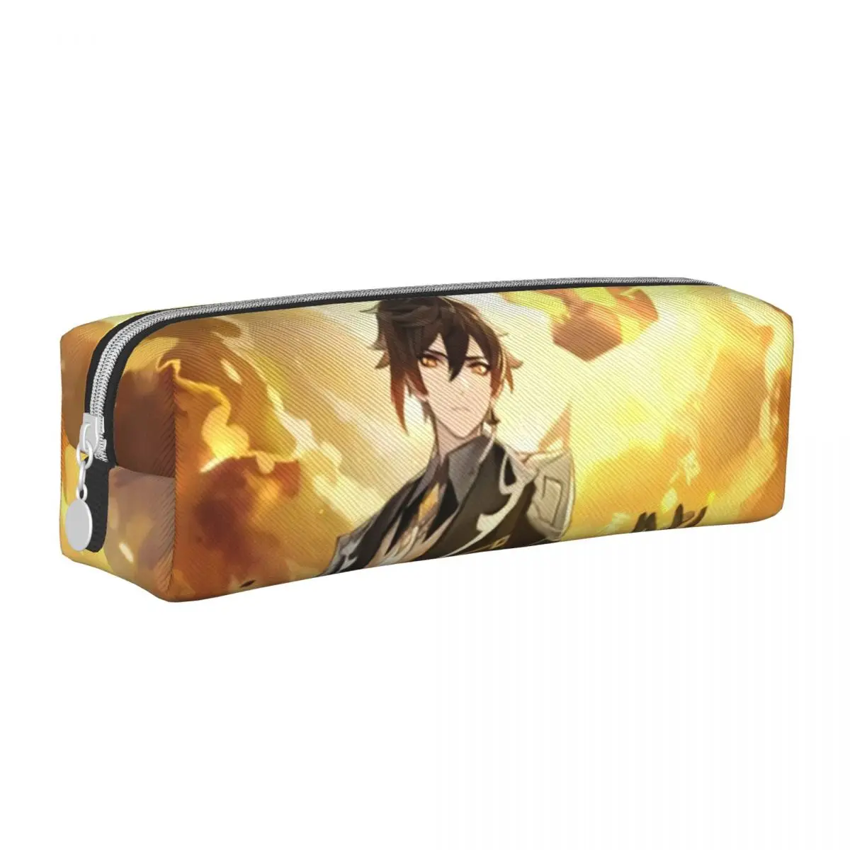 Zhongli genshin impact childe bleistifte tui stift halter taschen kinder große lagerung büro geschenk pencil cases