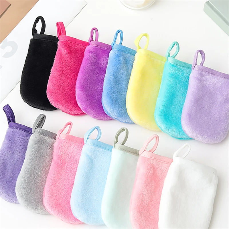 Face Deep Cleaning towels for baby Reusable Makeup Remover Glove Soft Microfiber Cleansing Makeup Removing Cleaning Towel