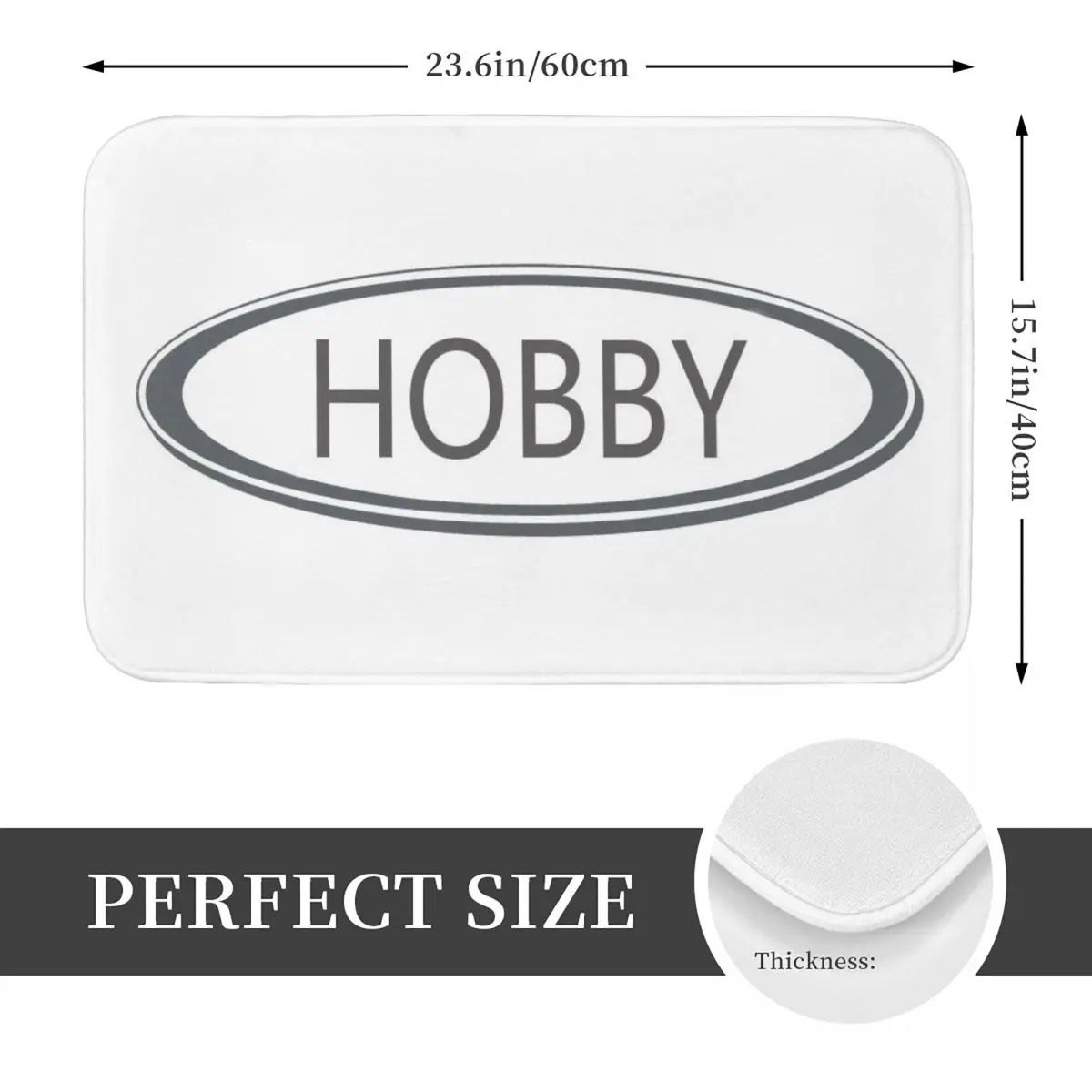 Hobby Doormat Kitchen Entrance Home Floor Mat Anti-slip Carpet Rug for Balcony Footpad Mats