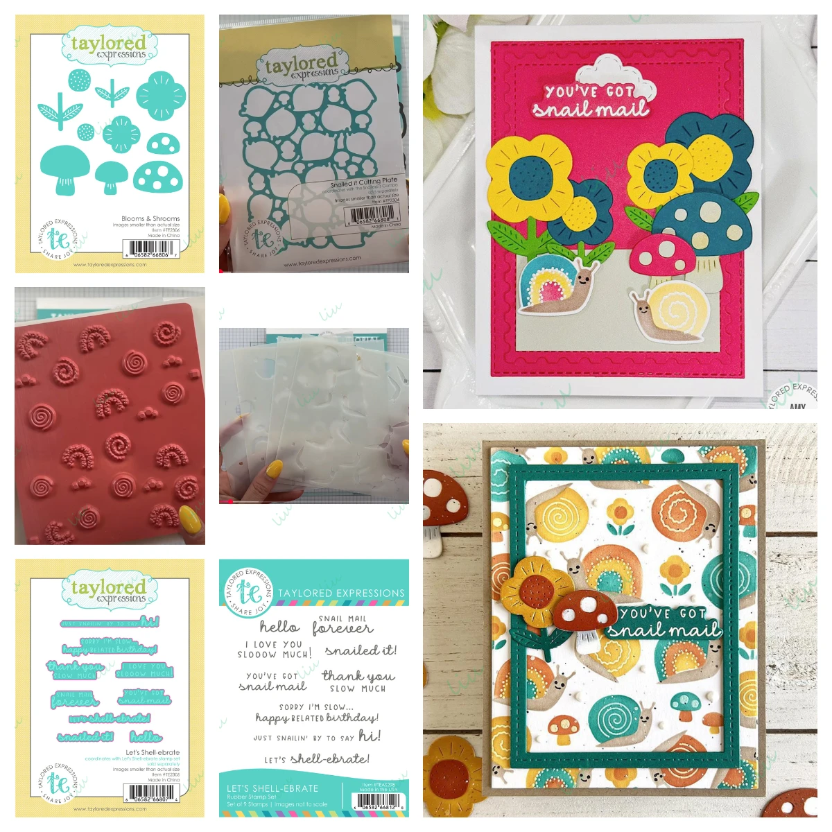 

2025 May New Metal Cutting Dies and Stamps DIY Handmade Embossing Scrapbooking Decoration Blooms & Shrooms Die Set Bundle of Joy