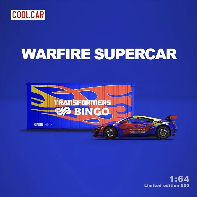 Cool ART 1:64 NSX-Warfire supercar Limited500 Diecast Model Car