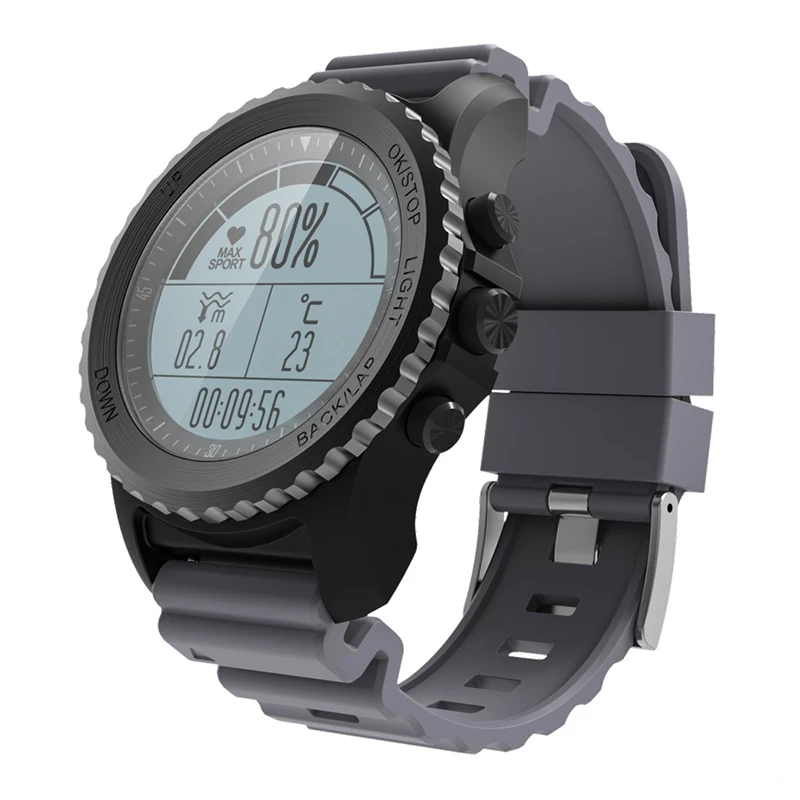 New product S968 waterproof Smart Watch Heart Rate Monitor Barometer Thermometer GPS sport Smartwatch