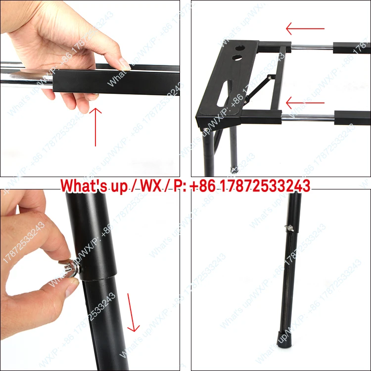 Electric piano stand with 88 keys and 61 keys, universal keyboard stand, double-layer portable folding piano stand for home use view 4