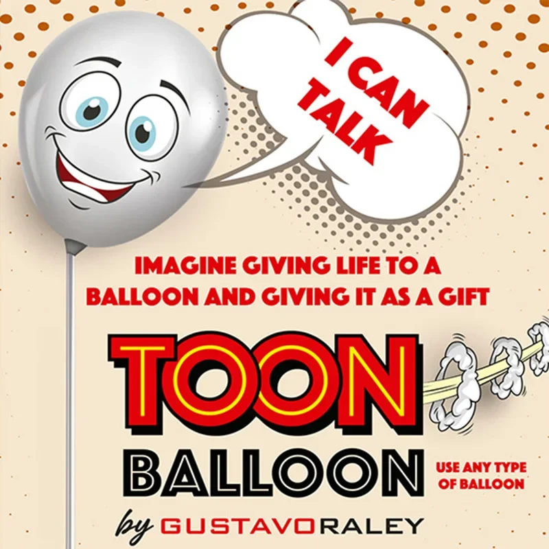 

Toon Balloon by Gustavo Raley Magic Tricks Stage Illusions Gimmicks Props Funny Talking Balloon Speaking Balloon Comedy Magia