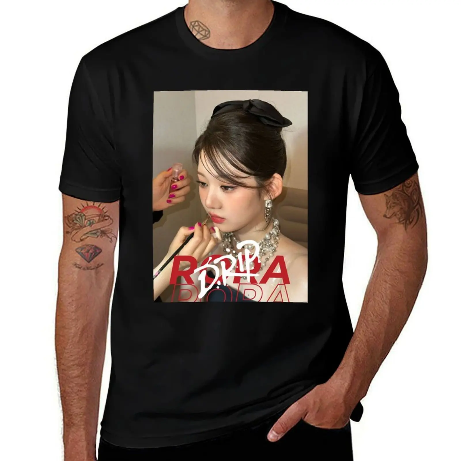 

BABYMONSTER DRIP RORA FOREVER LIKE THAT LOVE IN MY HEART BILLIONAIRE CLIK CLAK MONTIEZ T-Shirt summer tops mens plain t shirts