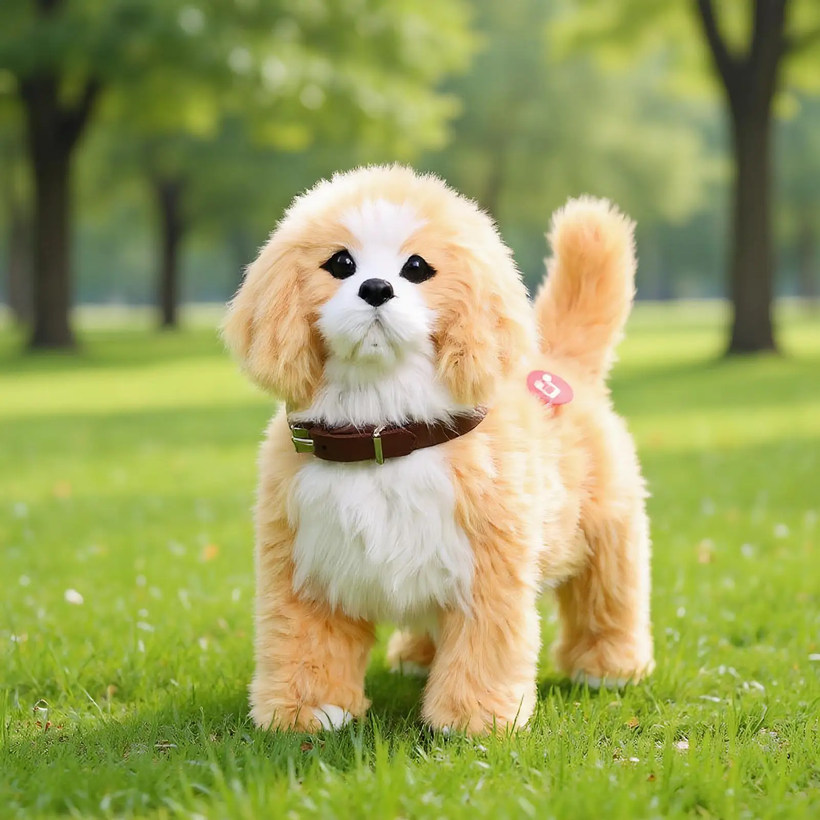 Elektronische hond knuffels Interactieve robot Puppy Zachte knuffels Pop voor jeugd Jongens Meisjes Kinderen Verjaardagscadeaus