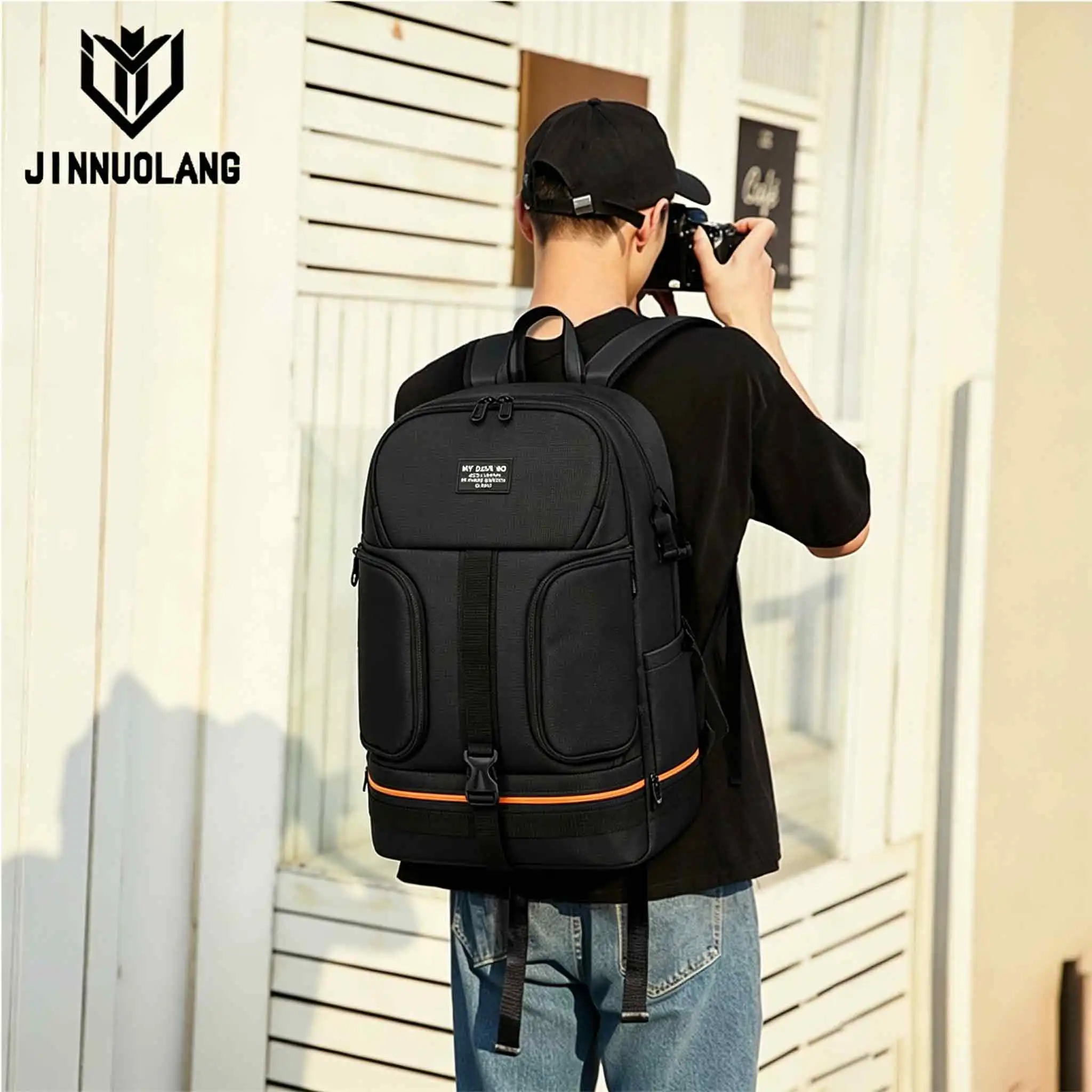 Camera Backpack, Travel Bag, Mobile Phone Camera, DSLR and Mirrorless Camera, Laptop, DJI Drone, Photographer Backpack