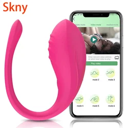 Wireless Bluetooth G Spot Vibrator Clitoris Stimulator Dildo Panties Wear Vibrating Egg Female Masturbator Sex Toys for Women