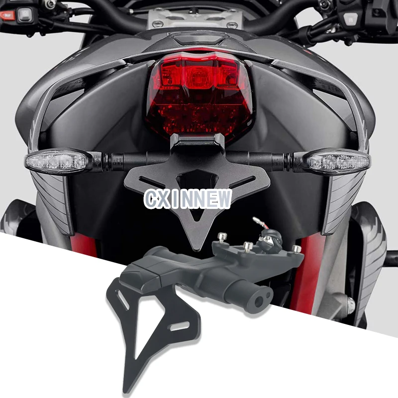 For Street 765RS 765R 765 RS 765 R Motorcycle Rear Short Tail Stock Tidy License Plate Holder Tailstock Bracket Kit