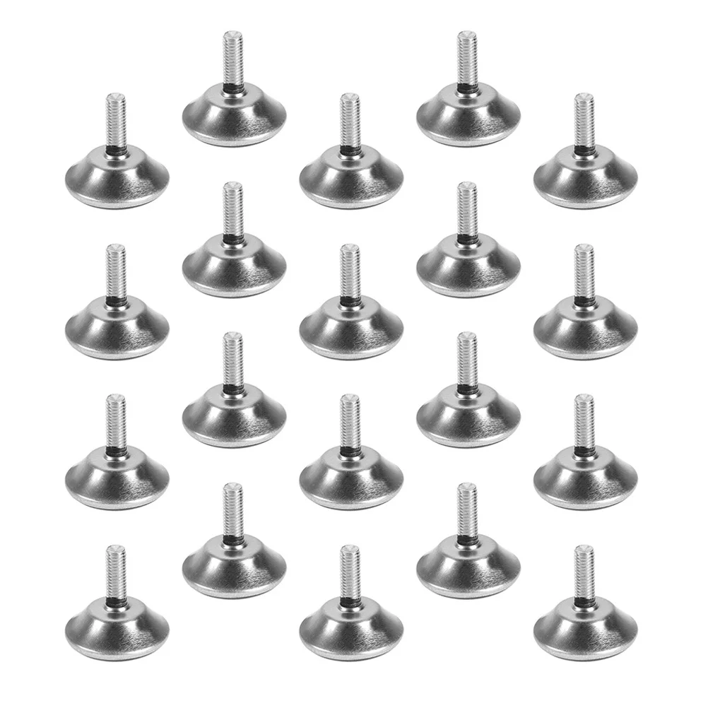

24pcs Table Chair Leg Pads Durable Furniture Feet Levelers Floor Protectors Adjustable Furniture Leg Bottom Glide Replacement
