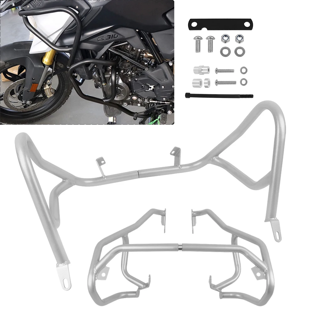 For BMW G310 GS G 310R G310 R G 310 GS 2021 2022 2023 G310GS G310R Motorcycle Highway Crash Bars Engine Guard Bumper Stunt Cage