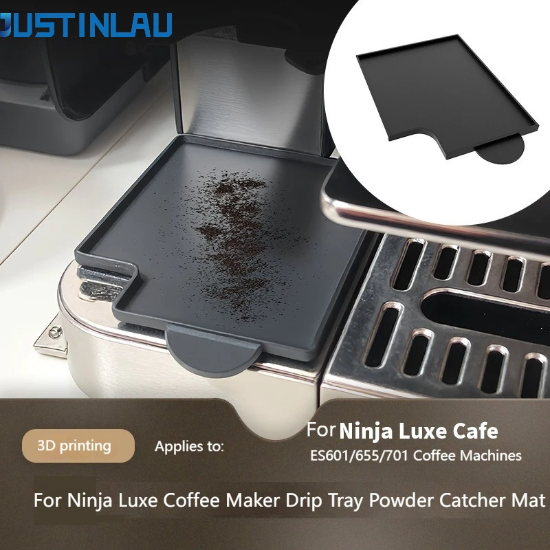 Base Per Pressino Macchina Caffè Ninja – Accessorio Per ES601 E ES701, In Silicone Nero, Antiscivolo E Facile Da Pulire