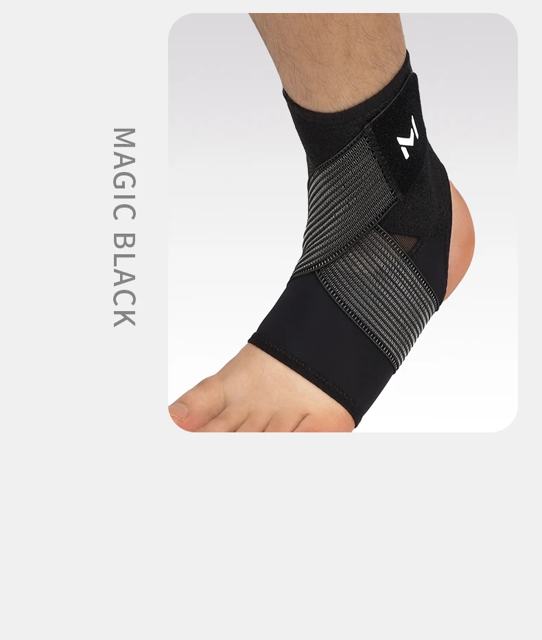 Verstellbare Knöchelbandage mit Riemen, Kompressions-Knöchelstütze für Männer und Frauen, atmungsaktiver Knöchelstabilisator mit sicherem Sitz – Detail 15