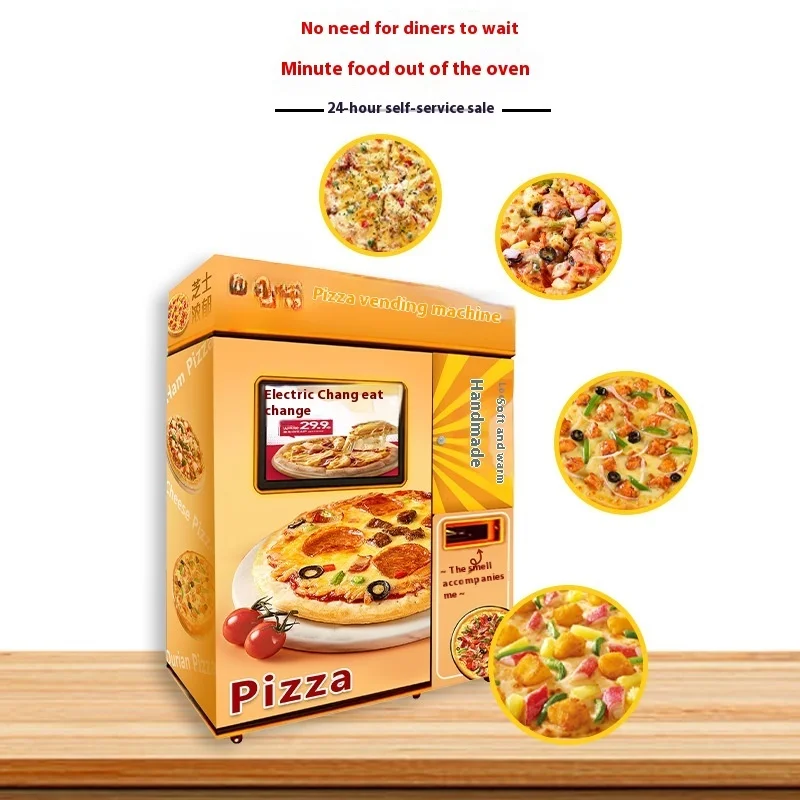 Self-Service Unmanned Vending Subway Commercial Intelligent 24H Automatic Pizza Machine OEM