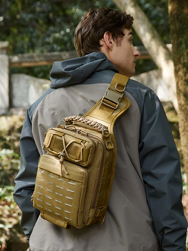 

Новая многофункциональная тактическая сумка-кроссбоди/поясная сумка/нагрудная сумка для инструментов 2025 года, для активного отдыха, с защитой от падений