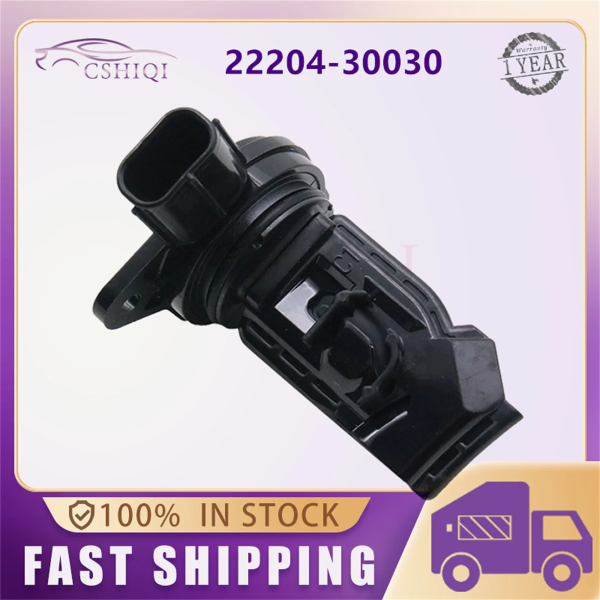 

Датчик расхода воздуха 22204-30030 (2220430030, 1975000030, 197500-0030) для Toyota Hilux, Innova, Fortuner, Land Cruiser Prado. Автозапчасти.