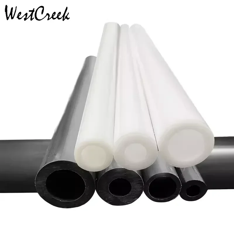 WESTCREEK 20mm 20x15 25x16 30x20 White Black Pom Hollow Pipe Pom Hollow Tube Polyformaldehyde Tube Hard Plastic Tube DELRIN Pipe