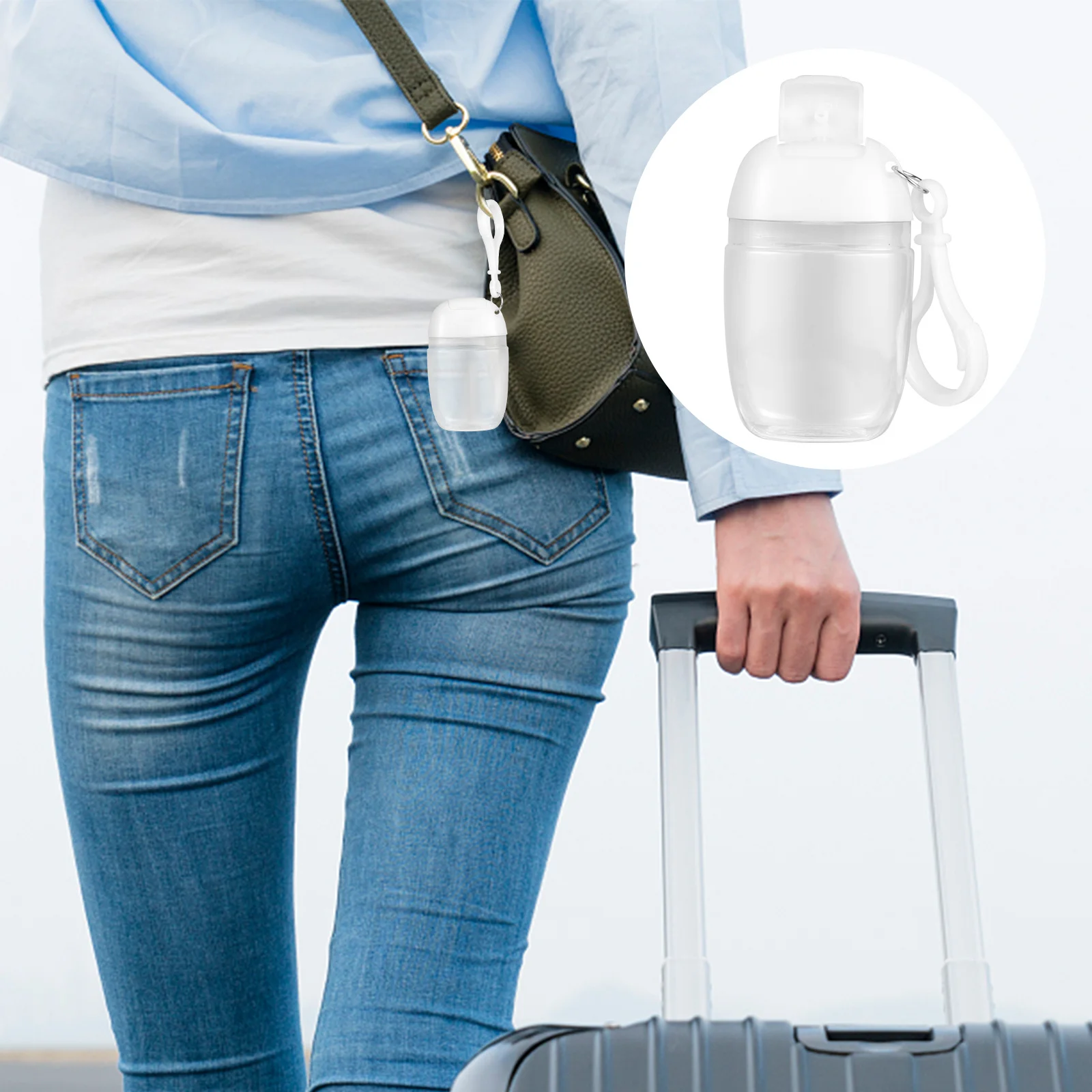 10Pcs 30ml Portable Liquid Bottles Empty Travel Containers Durable No Smell Refillable Reusable Ecologically Friendly