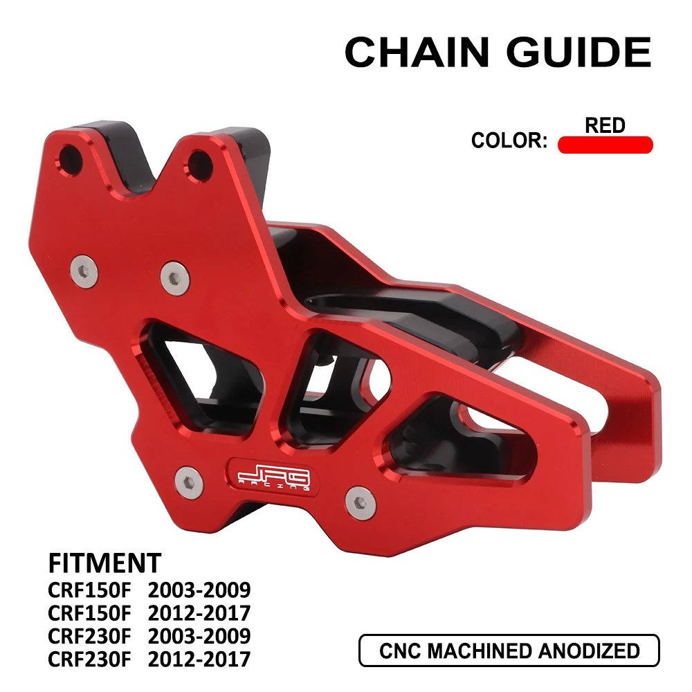 

Motorcycles Chain Guide Guard Protctor CNC Aluminium Accessories For Honda CRF150F CRF230F 2003-2009 2012-2017 Dirt Pit Bike