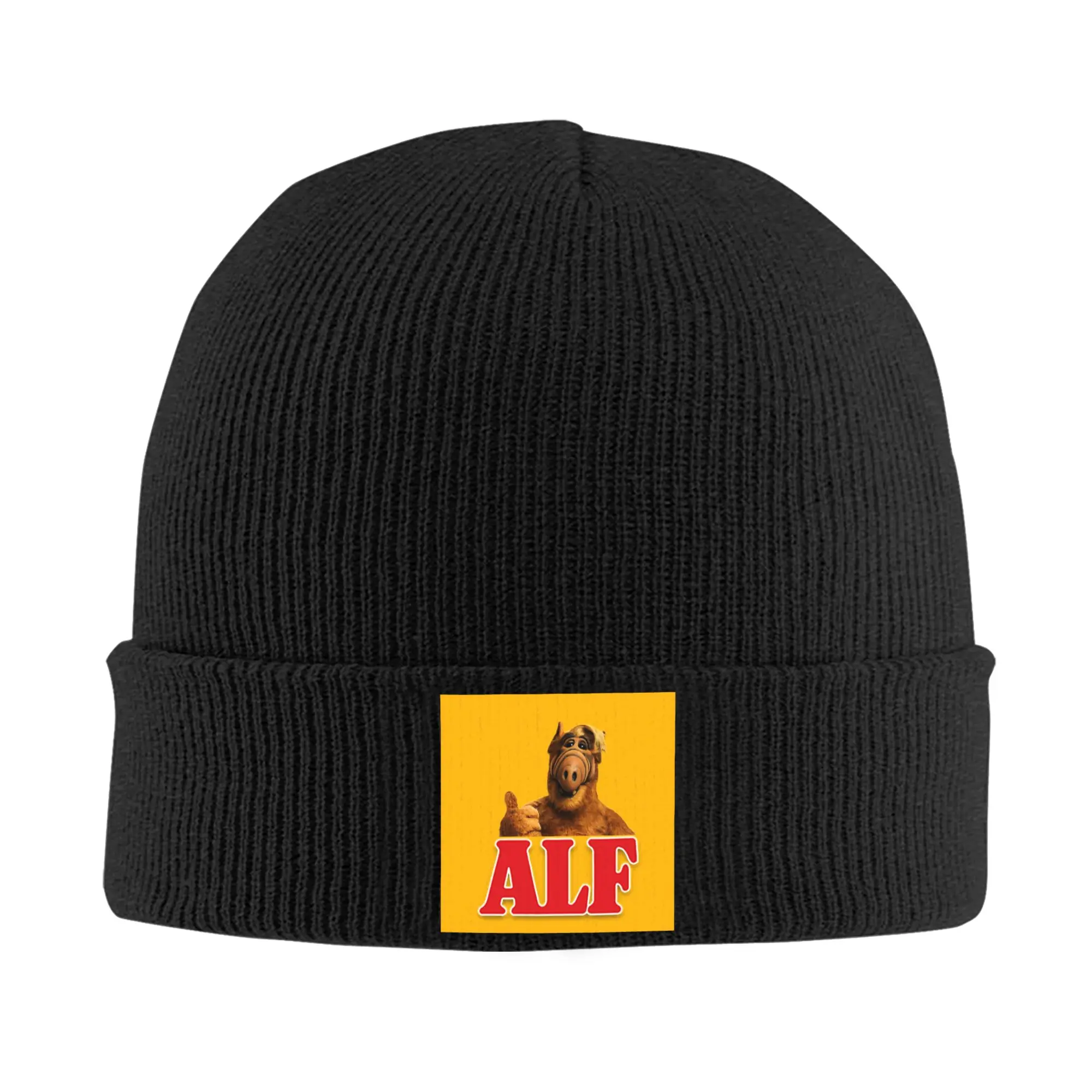 Custom ALF Alien Life Form Skullies Beanies Caps Fashion Winter Warm Women Men Knit Hats Unisex Adult Sci Fi TV Show Bonnet Hat