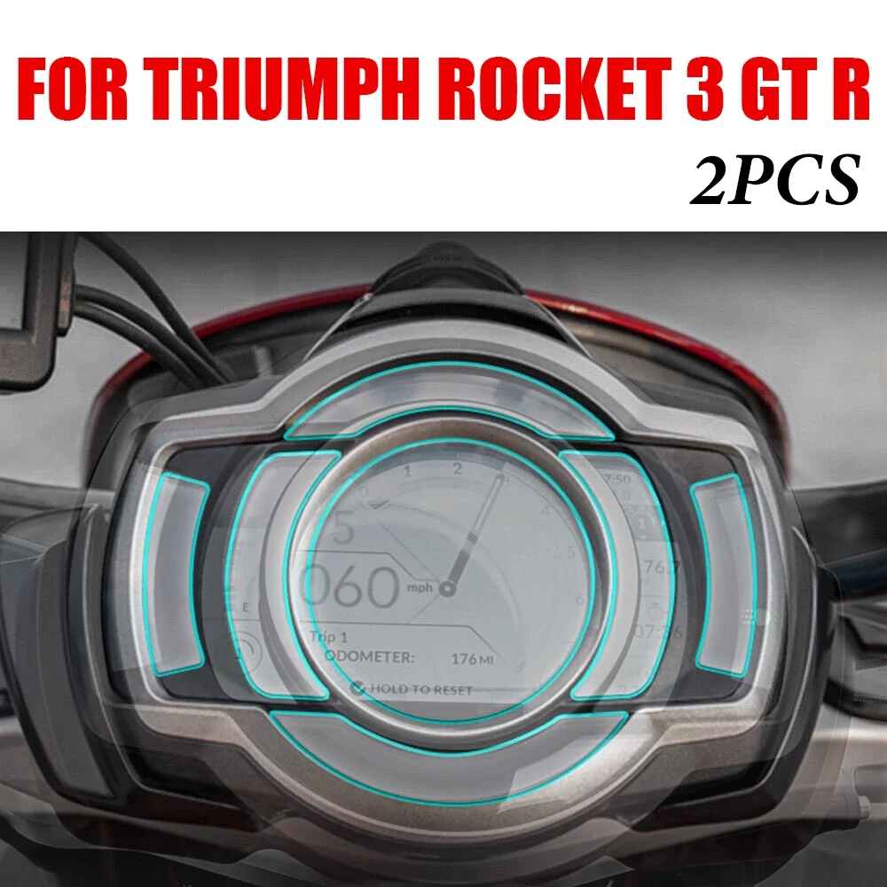 Para Triumph Rocket 3R 3GT Rocket III 3 R GT accesorios de motocicleta película de protección contra rayaduras de panel Protector de pantalla de tablero