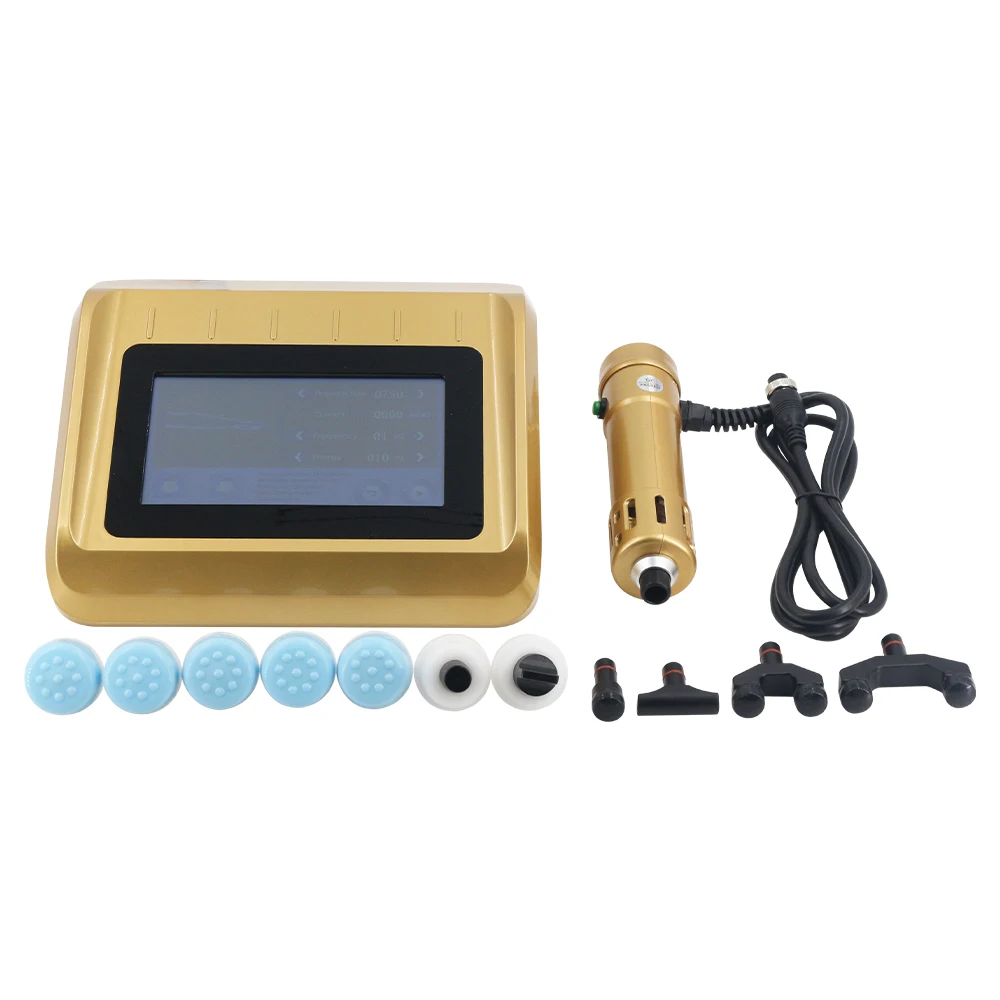 Shockwave Therapy Machine 2 IN 1 นวด Body Pain Removal นวดผ่อนคลายทางกายภาพ 250MJ Shock Wave Chiropract เครื่องมือ 2025