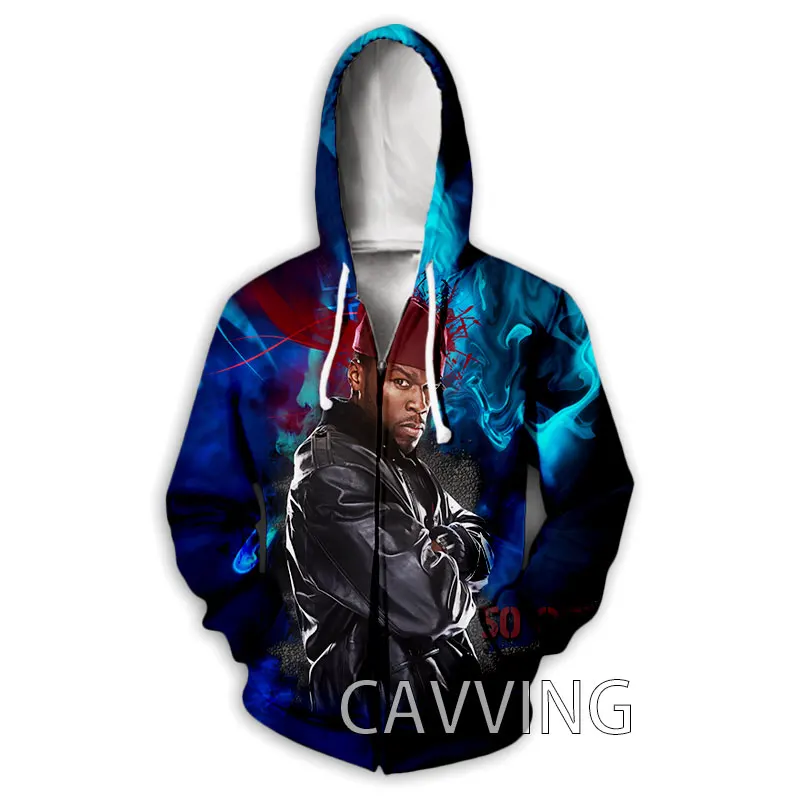 موضة جديدة ثلاثية الأبعاد طباعة مغني الراب 50 سنت سستة هوديس زمم مقنعين بلوزات Harajuku هوديس الهيب هوب بلوزات K02