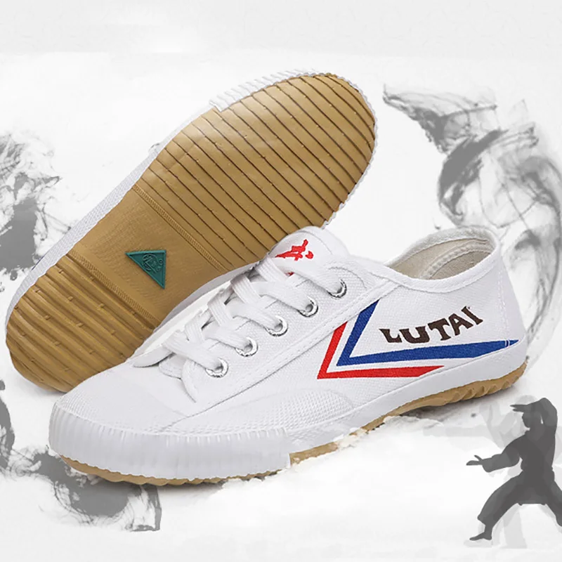 

TOVEKIN EU35-46 Lona Kung Fu Обувь для боевых искусств Тай Чи Тхэквондо Wu Shu Karate Спортивная обувь Теннис для взрослых Большой размер