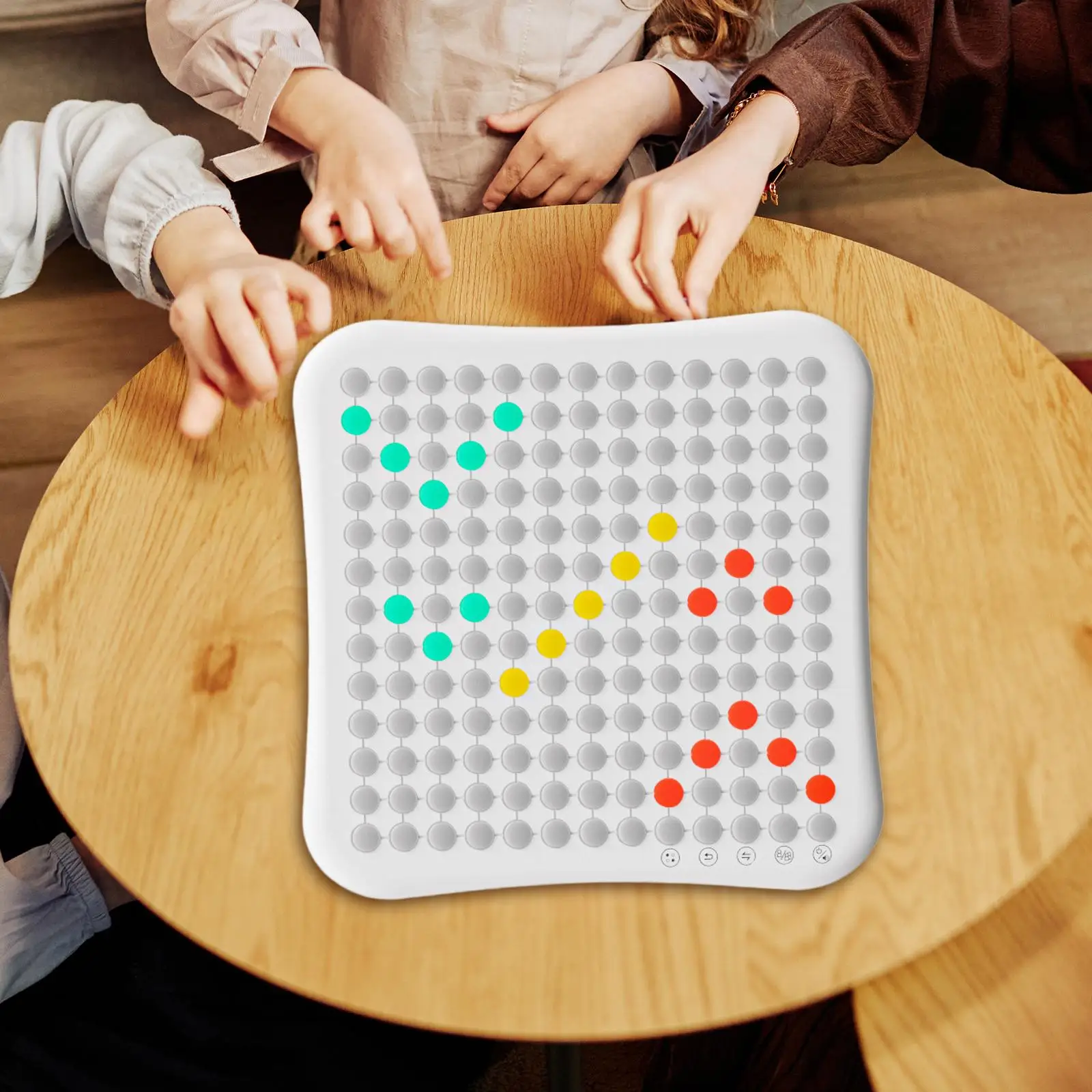 

Kids Smart Chessboard Game Versatile with Sound Memory Master Portable Birthday Gift Interactive Game for Travel Adults Children