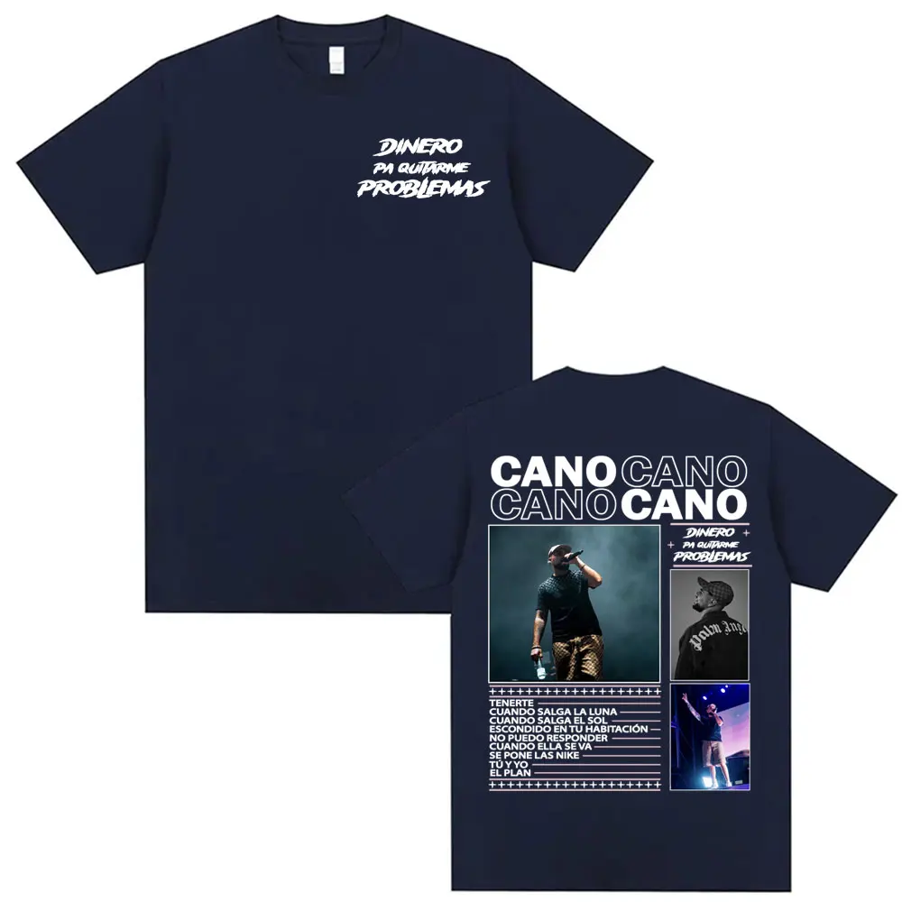 Cano Triana New Album 2025 Tour Graphic Tee Shirt Men Women Hip Hop Punk Oversized T Shirt 100% Cotton Short Sleeve T-shirt Tops