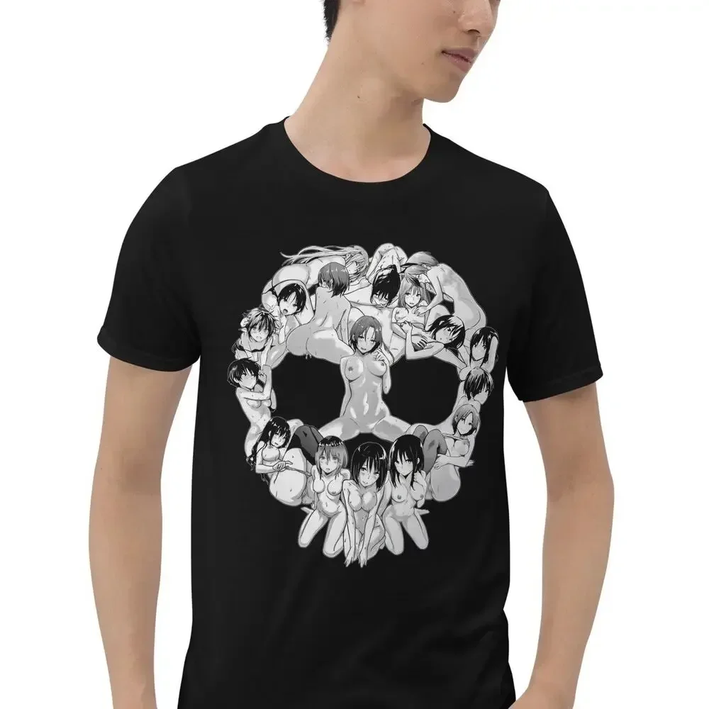 

Anime Girls Hentai Skull Gothic Kawaii Harajuku Short-Sleeve Unisex T-Shirt