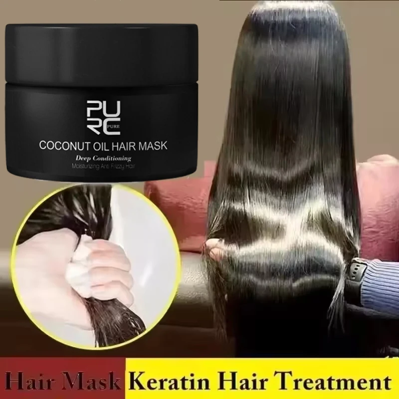 Mascarilla mágica para el cabello con queratina, reparación en 5 segundos de cabello dañado y rizado, nutrición suave y brillante, hidratación profunda, cuidado nutritivo para el cabello