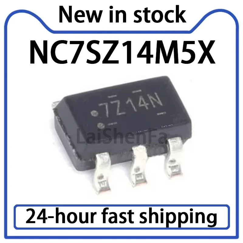 10PCS NC7SZ14M5X Silk Screen 7Z14 * Package SOT-23-5 Schmitt Trigger in Stock