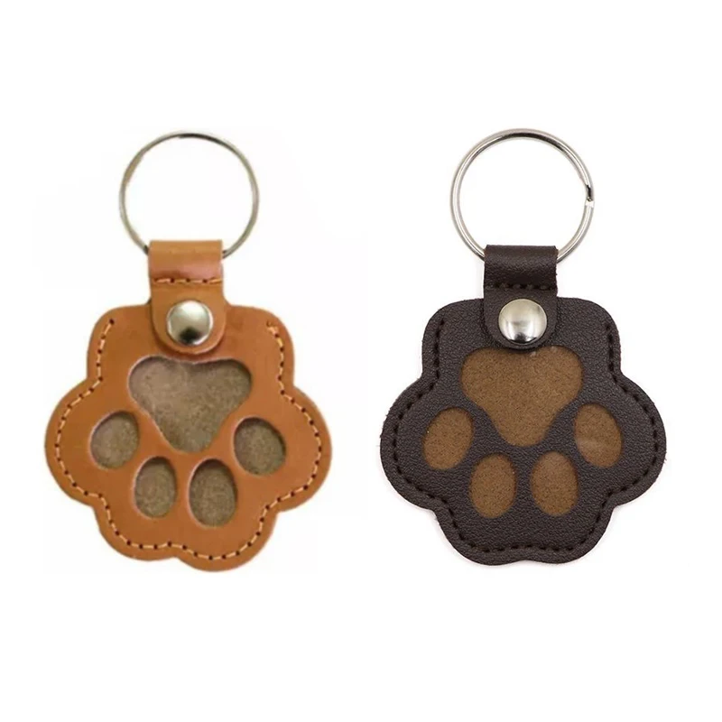 Tierhaar-Gedenk-Schlüsselanhänger, PU-Leder, Andenken, Medaillon für Katzen, Hunde, Fell, Tierhaar, Aufbewahrung, Anhänger, Handtasche, Hängezubehör