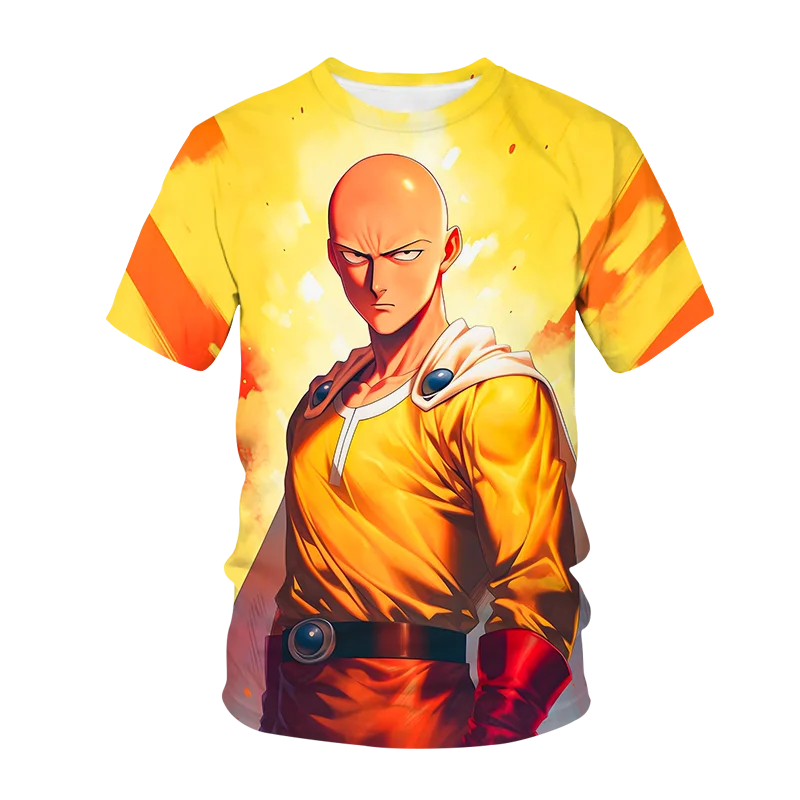 Fashion New Anime ONE PUNCH MAN Summer Men/Women O-Neck 3D Printed T Shirt Casual Short Sleeve Oversized Tops Man Clothing Tees