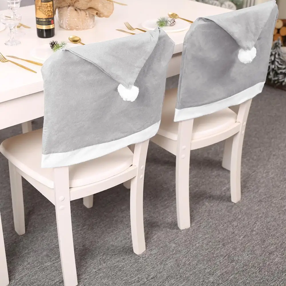 

Christmas Cover Chair Seat Cover Universal Cheap Chair Cover Removable House Seat Cover Lving Room Chairs Covers Party Decor