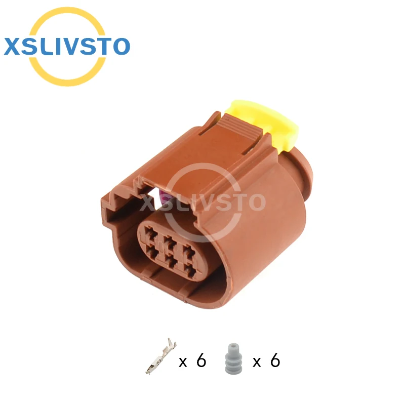 1 Set 6 Pin  car waterproof plug 284716-3 Auto Connector Car Power Steering Pump Socket 284717-3