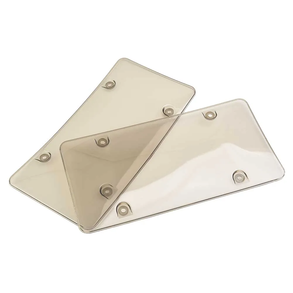 

Cap License Plate Cover 310*160mm ABS Anti Speed Black Camera Light Plastic Reflect Reflective Stopper Toll 2x