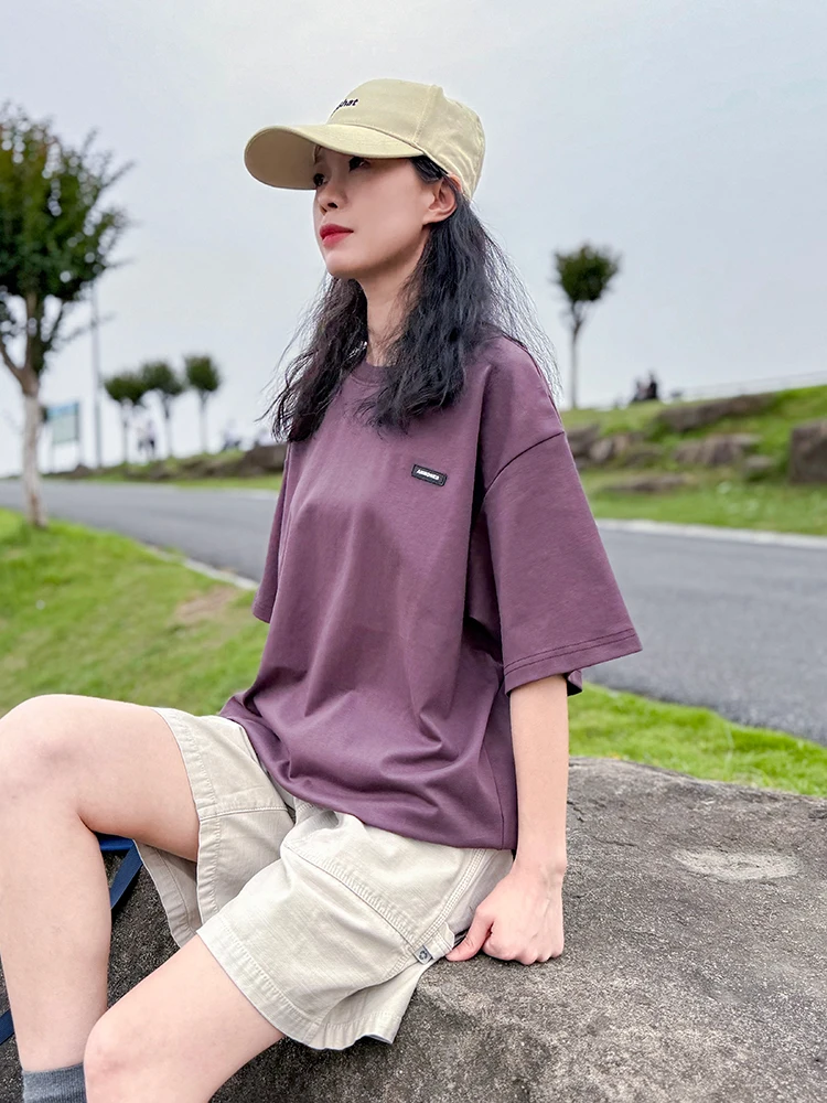 

Женская футболка в стиле ретро American Color ort Sve, свободная футболка оверсайз f Sve, летний модный брендовый уличный топ