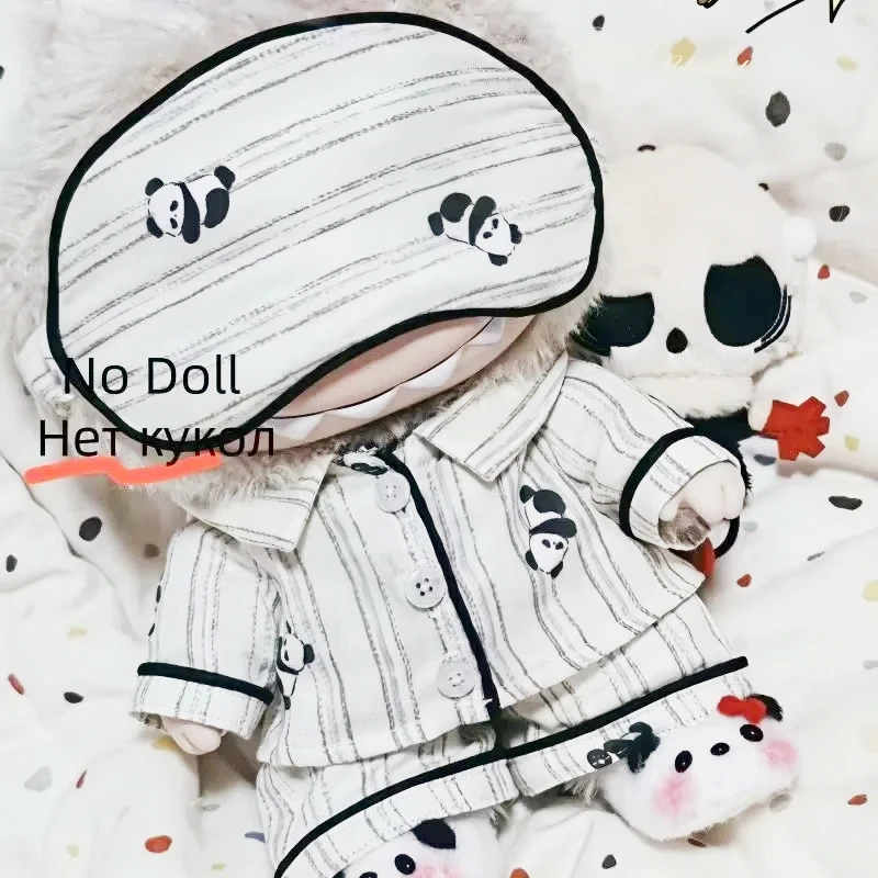 

Hot Sale No Doll For 38cm Zimomo Clothes Panda Pajamas Casual Style Overall The Fashionable And Creative Dressing Doll Accessory