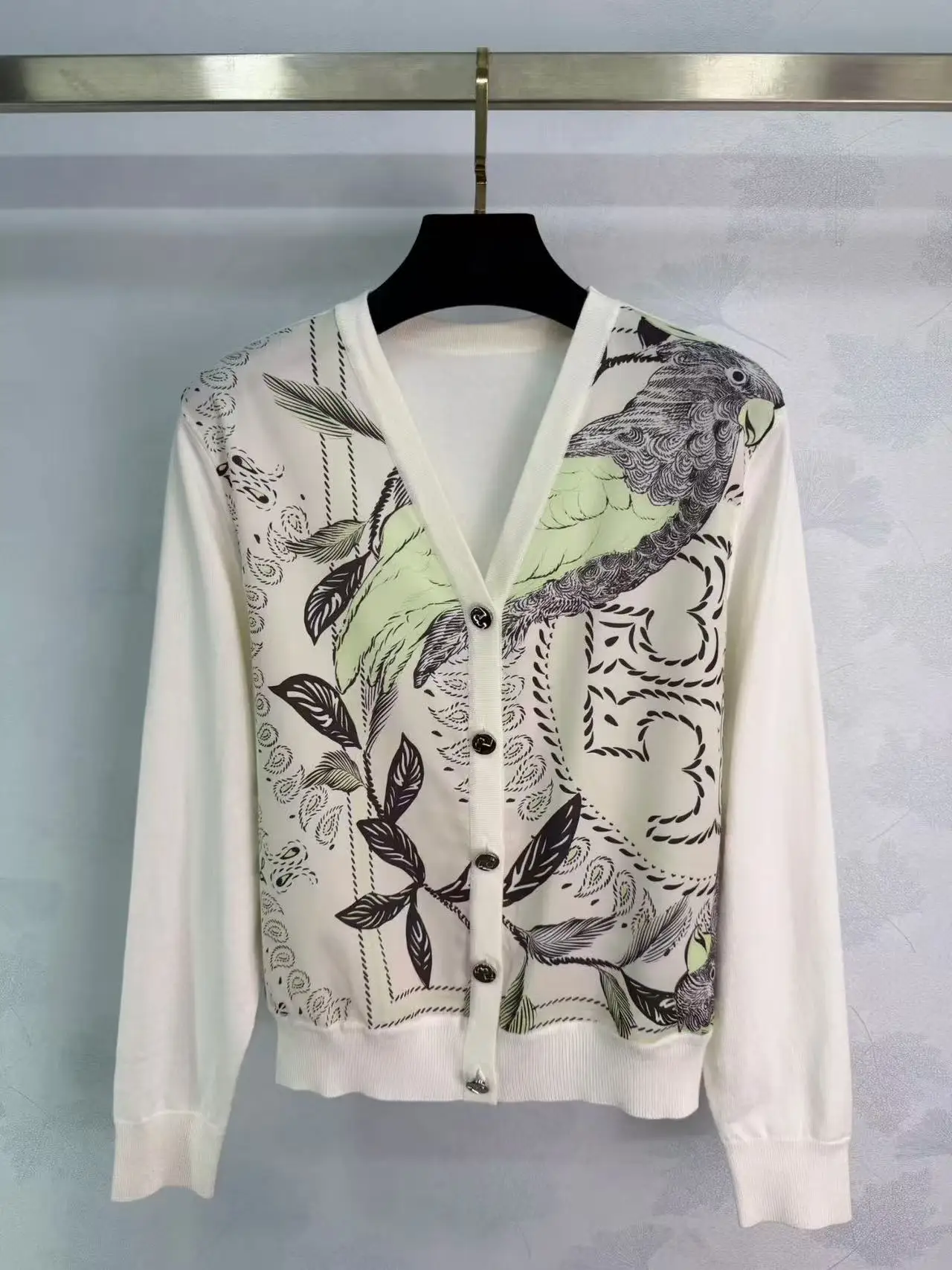 26SS Luxury European Design Women's Fashion WOOL Sweater Runway Style Famous Brand Party Clothing