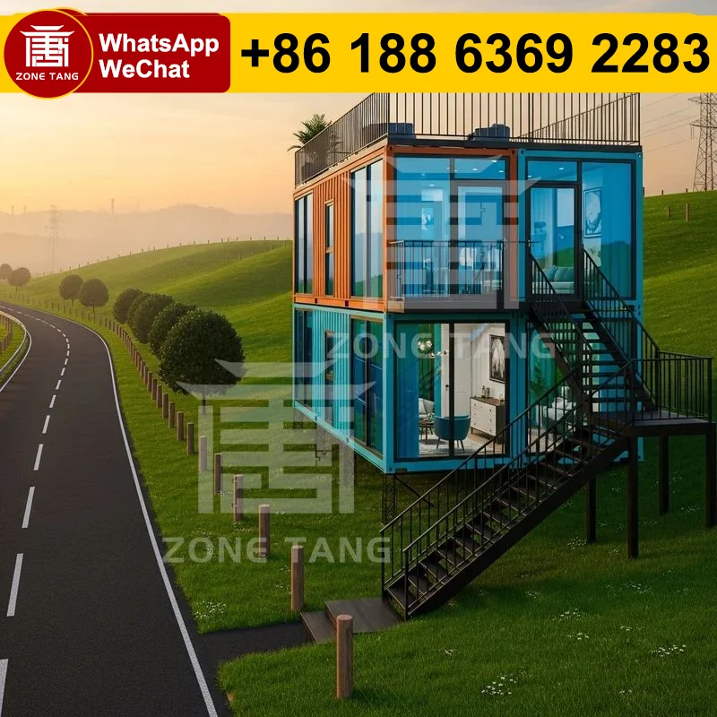 

Temporary Residential Prefab Cabins Easy To Modify Flat Pack House Temperature Control Modular Expansion Folding Customizable