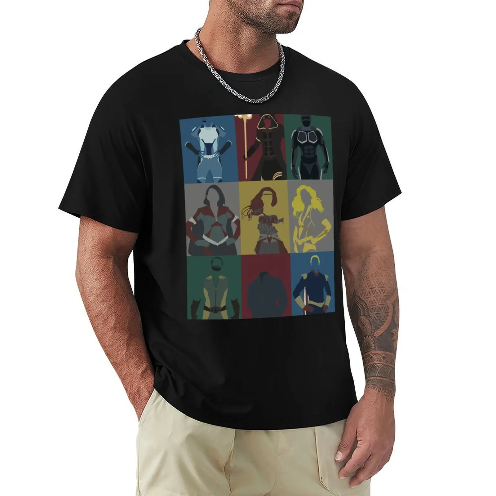 

Vought Heroes T-Shirt Non-Shrink Basic Cotton T-Shirt
