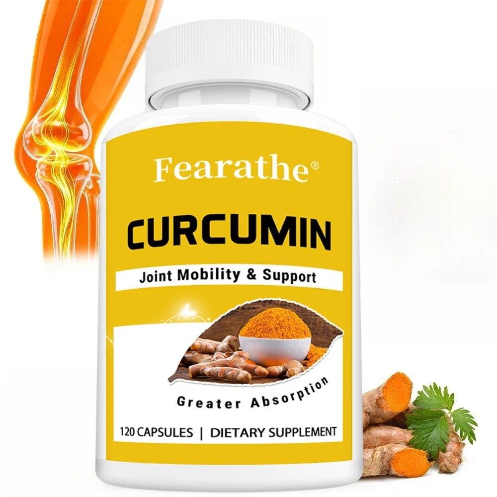 Curcumin Softgels - Turmeric Supplement for Antioxidant Support, High-Absorption Formula, Non-GMO, 120 Capsules