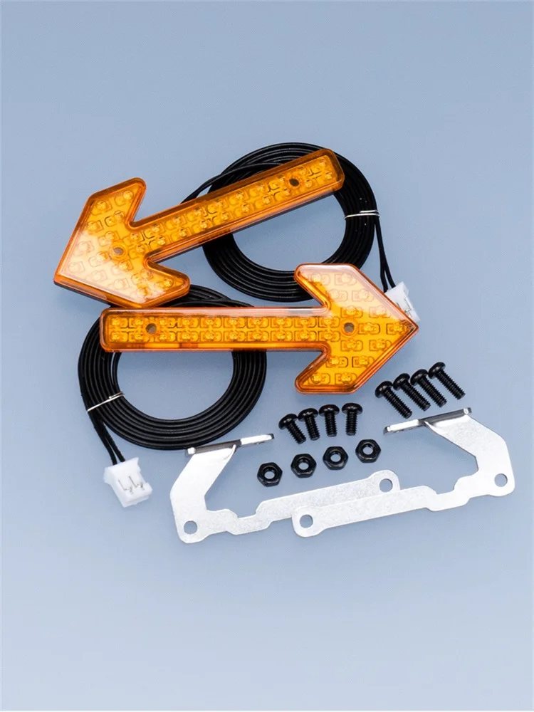 

Фонарь с двойной вспышкой для 1/14 Tamiya RC Truck Scania BENZ VOLVO MAN, детали для самостоятельной сборки, 1 комплект