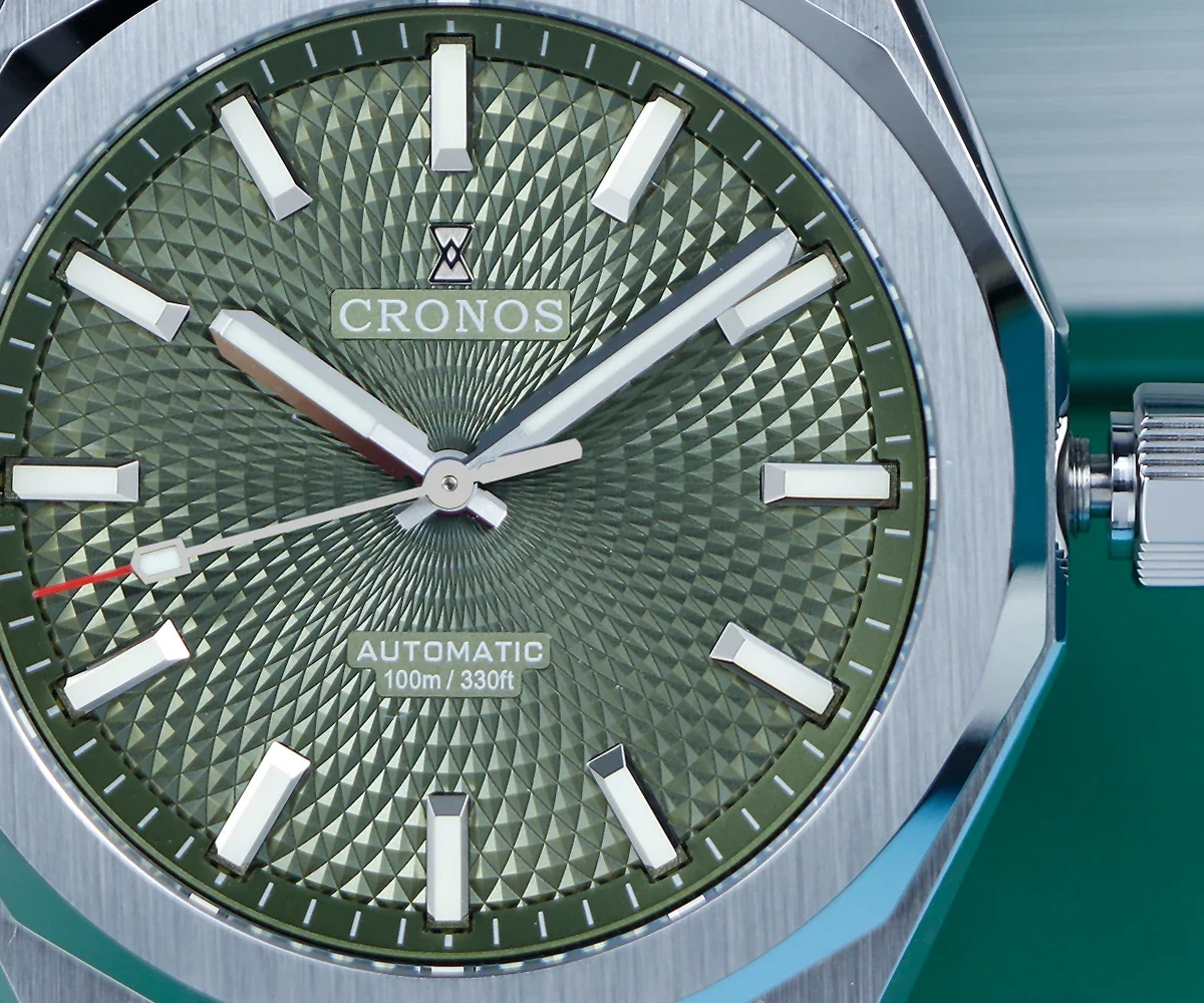 Cronos 2025 Rhombus / Perlage Dial Limited 39mm PT5000 See-through