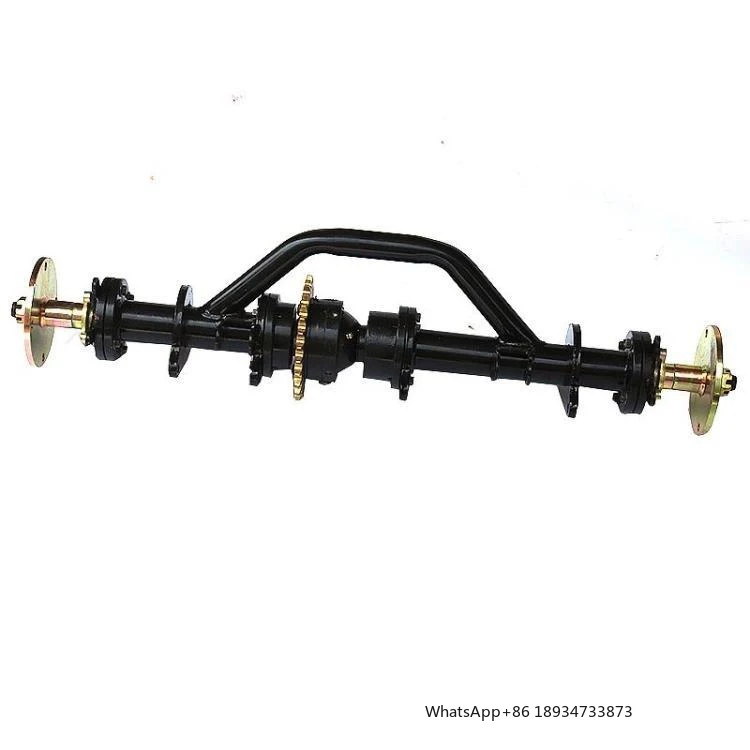 DIY Four Wheel KARTING UTV Buggy Transmission Disc Brake 81CM Rear Axle With Differential for Go Kart Atv