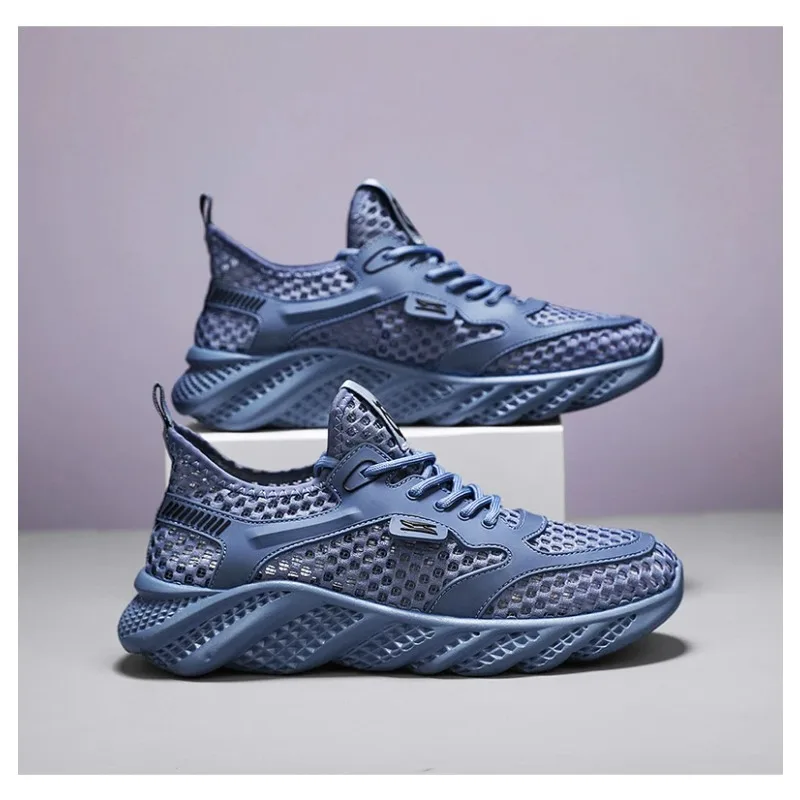 

Fashion Men's Sneakers Lightweight Running Shoes 2025 Summer Mesh Brand Sneakers Comfortable Men's Tennis Breathable Casual