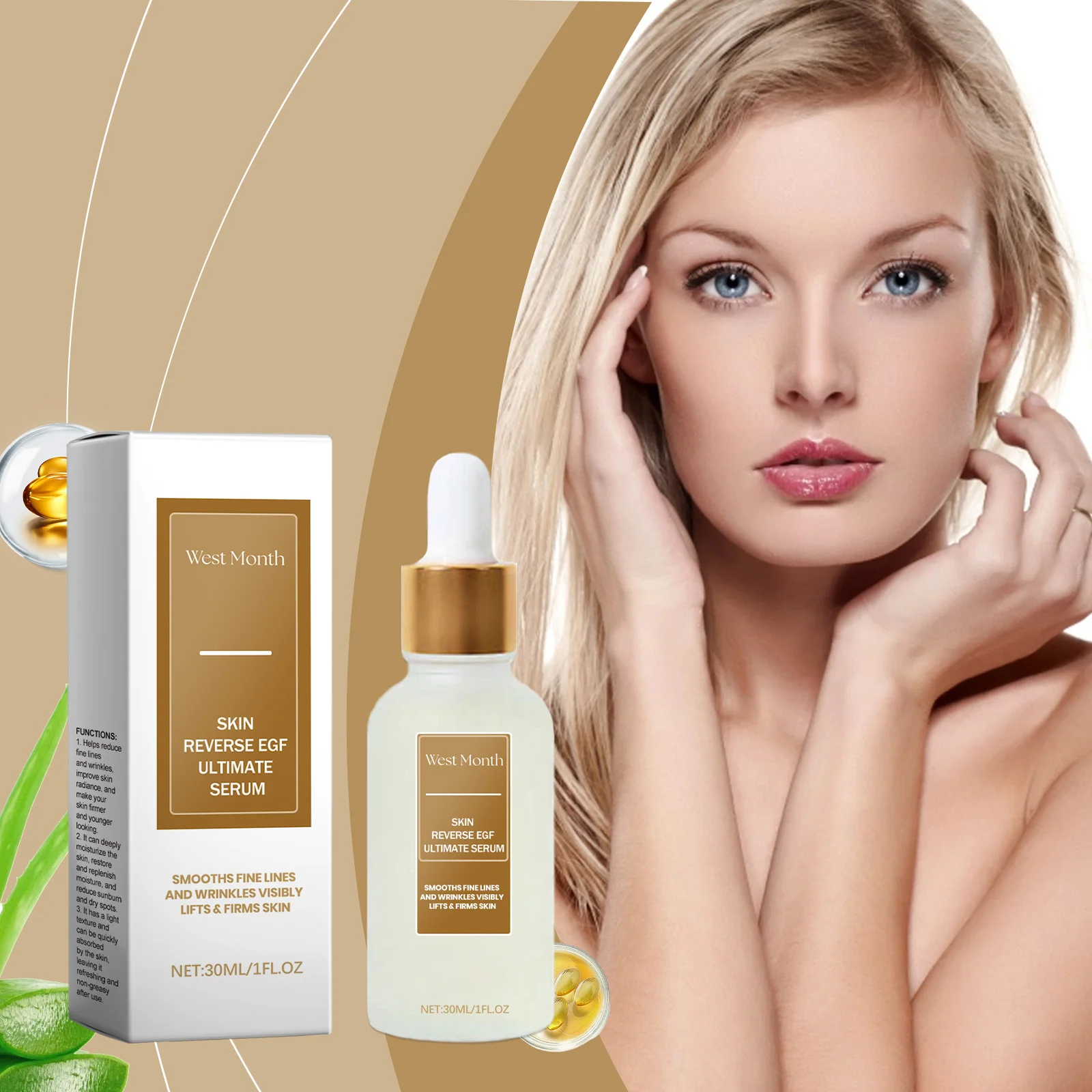 

Глицериновая сыворотка, увлажняющая, против морщин, уменьшает тонкие линии, осветляет тусклость, фриму, лифтинг, гладкая эссенция для лица